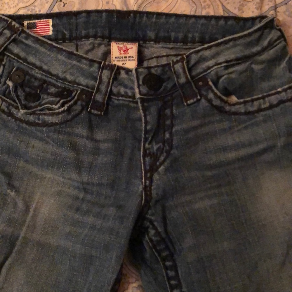Size 27 True Religion bootcut jeans